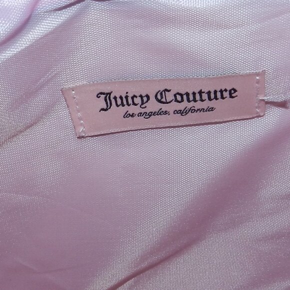 Juicy Couture Cosmetic Makeup Case Travel Velour Bag Blue Turquoise🆕📦🏃🏻💨🚚 - Picture 6 of 16
